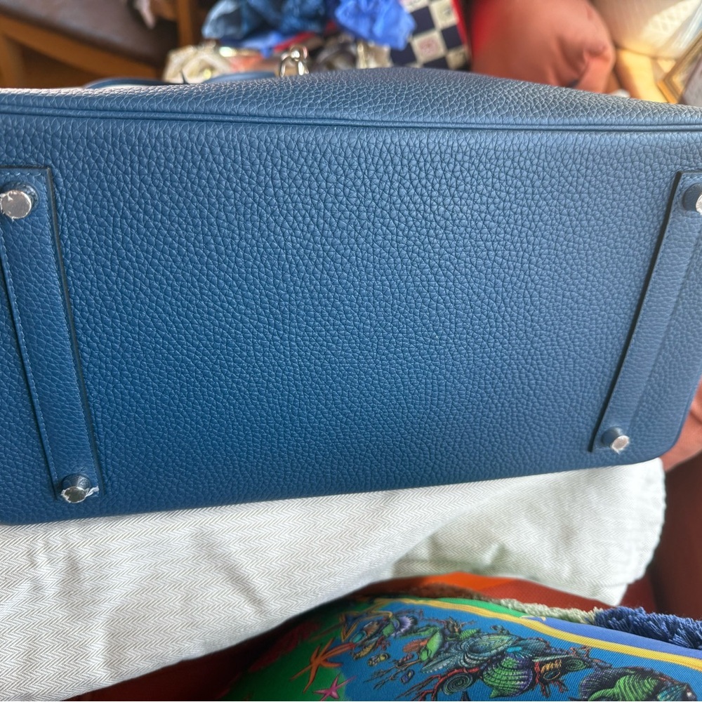 Hermes Birkin 35 Leather Deep Blue - Picture 4 of 9